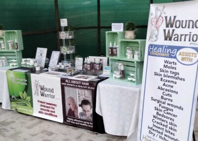 Wound Warrior Stall at Pretoria Boeremark 1