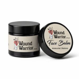 Wound Warrior Face Balm Bottle Only with Lid on side JPG
